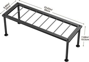 Support de plantes fonctionnel en fer, fabriqué par un fabricant fiable, avec étagères de rangement, adapté à l'organisation des outils de jardinage et des pots de plantes - Product Image 2