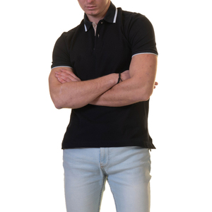 Camisa Polo de Manga Corta con Estampado Floral Verde Oscuro para Hombre, Informal, Transpirable, de Tela de Algodón, Corte Regular - Product Image 4