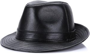 Chapeau de cowboy occidental en cuir véritable respirant de qualité supérieure, unisexe, réglable, pour le sport, la pêche, les fêtes, les voyages et un usage quotidien. - Product Image 3