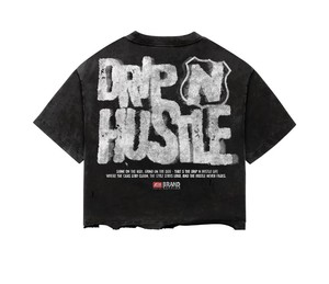 T-shirt TAHAD en pur coton 2026 à manches longues, vêtements pour hommes en coton de haute qualité, streetwear, t-shirt oversize pour hommes - Product Image 4