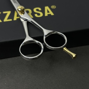 Latest Edition Professional Salon High-quality Durable Sharp Blade Safety Customizable Japanese Stainless Steel Barber <b>Scissors</b> - Product Image 4