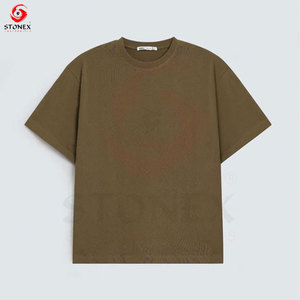 เสื้อยืดโอเวอร์ไซส์ทรงบ็อกซี่คุณภาพพรีเมียมสำหรับผู้ชาย ผ้าคอตตอนหนา คอกลม แขนสั้น สไตล์ลำลองแฟชั่นสำหรับผู้ชายยุคใหม่ - Product Image 5