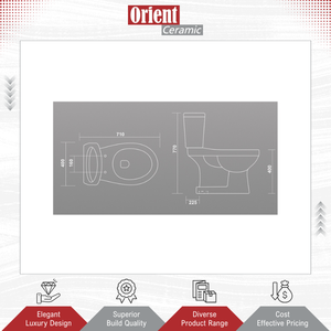Líderes en la suministro de inodoros de cerámica blanca de dos piezas, de diseño de lujo y alta calidad, montados en el suelo, procedentes de la India. - Product Image 2