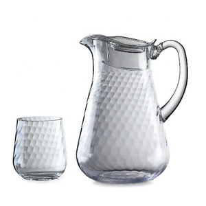 Verres en plastique acrylique écologiques coniques en sergé - Product Image 1