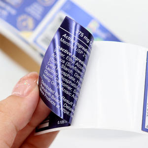 Etiquetas Autoadhesivas Personalizadas para Botellas de Gotero de 10 ml, Etiquetas de Embalaje de Aceite Esencial de Aluminio y Poliéster para Botellas de Vidrio - Product Image 2