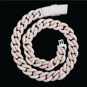 925 Sterling Silver Moissanite Cuban Link <b>Necklace</b> GRA Certified Custom Hip Hop Fashion Jewelry <b>Chain</b> - Product Image 2