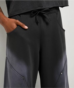 Pantalon Harem Noir Homme Taille Élastique Cordon de Serrage Multiples Poches Style Urbain Tissé Mi-Épais Respirant Coupe Ample Décontractée Hiver - Product Image 3