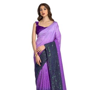 Relancement de notre collection de saris en soie Vichitra, un best-seller de Bollywood, par Fabzone - Product Image 1