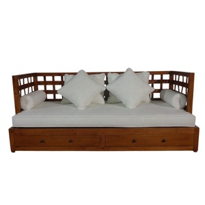 Sofá de jardín de madera de teca de primera calidad, muebles de Indonesia, bancos de madera para exteriores, sillón, bancos de parque, muebles de exterior - Product Image 1