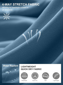 Pantalones Cortos Deportivos de Lona Sólida para Hombre, de Secado Rápido, Ligeros, Casuales, de Alta Calidad, para Viajes, Pesca - Product Image 4