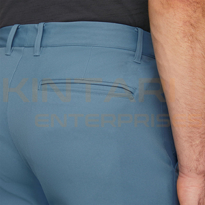 Pantalones de Golf Personalizados con Logotipo, Corte Ajustado, 90% Nailon Ligero, 10% Elastano, Elásticos en Cuatro Direcciones, Bordados, Rectos, de Lona Media - Product Image 6