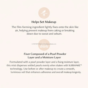 Fijador de Maquillaje Facial en Spray, Fórmula Hidratante, Belleza Coreana, Marca Privada Personalizada - Product Image 2