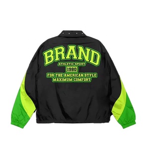 Chándal personalizado de dos piezas con cremallera para hombre, chándal de poliéster con cremallera, chándal cortavientos de talla grande con estampado unisex, OEM - Product Image 4