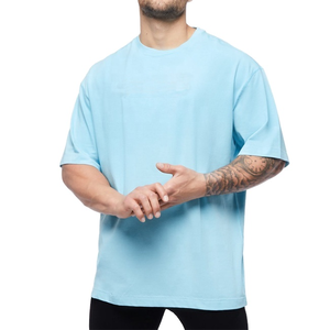 เสื้อยืดผู้ชาย ผ้าฝ้าย 100% ทรงปกติ สีพื้น ระบายอากาศ แห้งเร็ว สวมใส่สบาย - Product Image 1