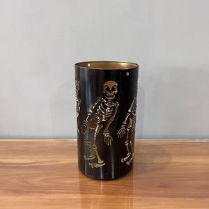 <b>Black</b> iron Skeleton <b>Lantern</b> With Die Cutting For Home Decoration - Product Image 2