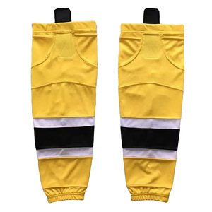 Professional Maroon Ice Hockey Adult Ankle <b>Knee</b> <b>Socks</b> Striped Breathable Knitted Cotton Sweat-Absorbent Quick Dry Summer - Product Image 2