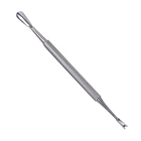 Outils de manucure professionnels de haute qualité pour le soin des ongles, fourchette à cuticules en V profond et tranchant, poussoir en acier inoxydable, nettoyage des ongles Zullo