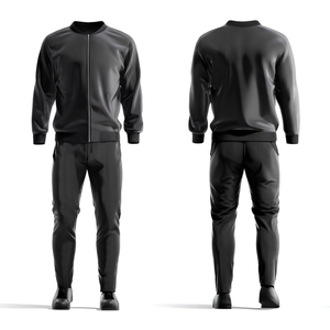 Vêtements de sport en gros, vêtements de sport actifs, vêtements de gym, personnalisés avec impression par transfert thermique, 100% polyester, légers, séchage rapide, hiver, couleur unie - Product Image 2