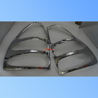 Couvercle de feu arrière chromé pour Prado FJ120 2003-2009 Kit de décoration d'accessoires automobiles de luxe sport 4x4 accessoires de véhicules automobiles