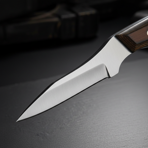 Couteau artisanal haut de gamme classique multifonctionnel à pointe tombante en acier inoxydable de 7,5 pouces avec manche en Micarta véritable, personnalisable - Product Image 3