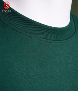 100% Cotton Men's Summer Casual T-Shirt & Shorts <b>Set</b> Breathable Short Sleeve High Street Style with Customizable Options - Product Image 4