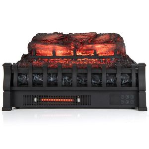 Chimenea Eléctrica de Cuarzo con Tecnología Infrarroja de 23 Pulgadas, con Llama Ajustable y Diseño de Leña de Pino, para Uso Doméstico - Product Image 1