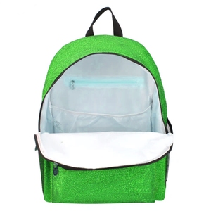 Custom Unisex Fashion Dance Glitter Sparkle Sports <b>Backpack</b> with Zipper Closure Water Resistant & Large Capacity for Students - Product Image 6