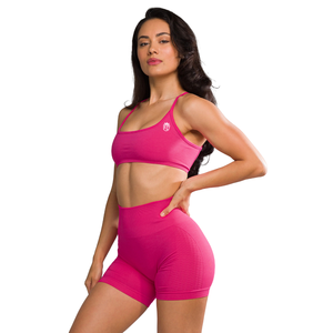 Sujetador deportivo sin costuras para mujer con espalda abierta y tirantes, para yoga y fitness, elástico, ligero, transpirable, top de entrenamiento Bloom - Product Image 2
