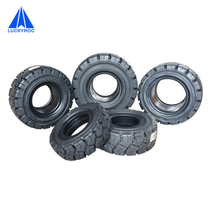 Pièces détachées pour chariots élévateurs Linde LUCKYROC, pneus <span class=keywords><strong>de</strong></span> <span class=keywords><strong>roue</strong></span> avant pour camions industriels diesel et électriques, pneus pleins 18x7-8 23x9-10 8.25-15 - Product Image 1