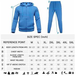 ชุดวอร์มเข้ารูปแบบกำหนดเองสำหรับผู้ชายชุดวอร์มเข้ารูปแบบมีฮู้ดผ้าคอตตอน100% ซักได้สำหรับฤดูหนาว - Product Image 6