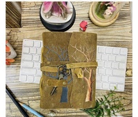 Journal en cuir gaufré arbre de vie Vintage rétro recette magique prière écriture bien-être balle de mariage rafale mentale