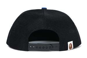 Gorra Trucker de Malla Azul con Bordado 3D de Leopardo Camuflado, Ajustable, de 6 Paneles, Estilo Urbano, Unisex, con Cadenas - Product Image 3