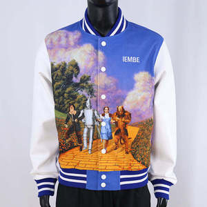 Veste universitaire personnalisée tendance avec patch brodé, veste universitaire de haute qualité pour équipes scolaires et universitaires, pour hommes et femmes - Product Image 3