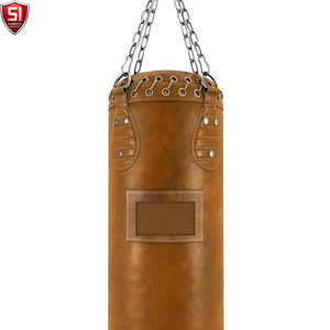 PU Kick <b>Boxing</b> MMA Training Punching <b>Bags</b> Heavy 25KG Lightweight Free <b>Standing</b> Hanging Adjustable Height Gym - Product Image 3