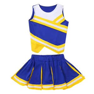 Créez Votre Propre Tenue d'Équipe : Robe de Cheerleading en Tissu Doux pour l'Entraînement - Product Image 1
