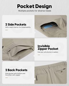 Pantalones Cortos Deportivos para Hombre, de Secado Rápido, para Entrenamiento, Running y Deportes, Pantalones Cortos Casuales para Hombre - Product Image 3