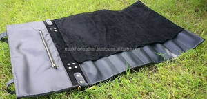 Estuche de Cuero Genuino para Cuchillos de Chef, Caja de Almacenamiento Profesional para Herramientas Culinarias, Organizador de Cocina a Prueba de Olores - Product Image 4