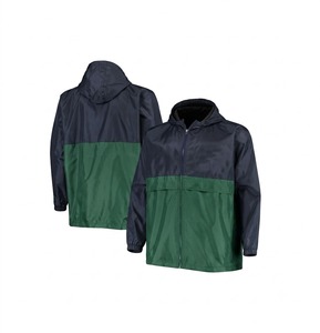 Custom Solid Hooded Jacket Men Women <b>Sunscreen</b> Lightweight Polyester Foldable Windbreaker Jacket Men - Product Image 4