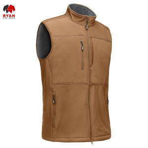 Veste softshell personnalisée Ryan Pro Gear pour homme, tissu confortable et respirant avec logo personnalisé, sans manches - Product Image 1