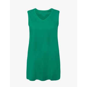 Débardeur en coton blanc pour femme, grande taille, coupe ample, sans manches, pour le sport, le fitness et le quotidien, style t-shirt ajusté, vente en gros - Product Image 2