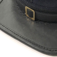 Reproducción del Uniforme Militar Estadounidense, Gorra de Forja de la Unión Civil de EE. UU., Forrada, de Color Sólido, de Tela de Lana, ACW, Kepis y Gorras