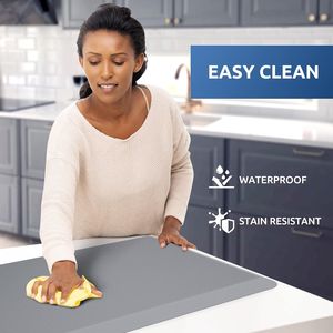 Alfombra Antifatiga para Cocina de 17.3''x28'', Alfombrilla Impermeable Antideslizante para Escritorio, Tapete Confortable para el Hogar y la Cocina - Product Image 3