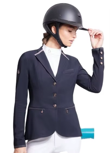 Veste d'équitation d'hiver personnalisée pour femmes avec logo, respirante en maille, pour concours d'équitation, fournisseur indien - Product Image 3