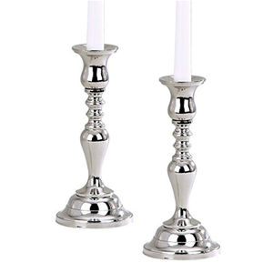 Wholesale Modern Silver Metal Pillar Candle Holder <b>Tall</b> Aluminum <b>Candlestick</b> Stand for Wedding Centerpiece Home Hotel Decor - Product Image 2