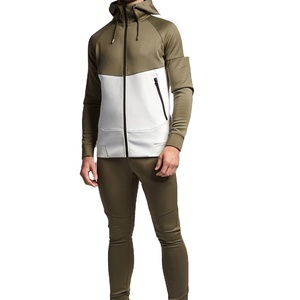 Sweat-shirt d'athlétisme unisexe à logo personnalisé ensemble deux pièces respirant de pantalons de sport de grande taille pour le printemps, l'été et l'hiver - Product Image 1