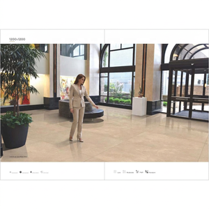 Dalle de porcelaine polie Breccia Arrora 1200x1200mm, aspect marbre brun, carrelage de sol 4x4 pieds, garantie 4 ans, épaisseur 12mm - Product Image 6