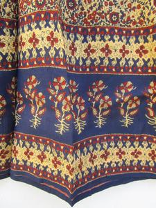 ชุดเดรสยาวผ้าชีฟองคอวีระบายอากาศสำหรับผู้หญิงพิมพ์ลายดอกไม้แขนยาวผ้าชีฟองคอตตอนสินค้าออกใหม่ฤดูร้อน - Product Image 4