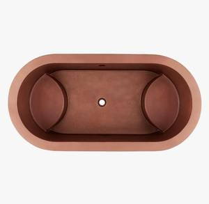 Elegante Bañera de Cobre Hecha a Mano de Primera Calidad, Bañera Independiente para Baño, Accesorio de Lujo para Interiores de Baño al Mejor Precio - Product Image 3