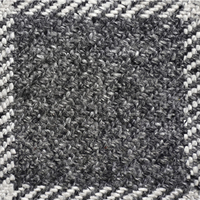DECORDEC Tapis moderne épais en laine tufté à la main, à motifs écossais/à carreaux/à losanges, antidérapant et écologique, pour salons de maison et d'hôtel