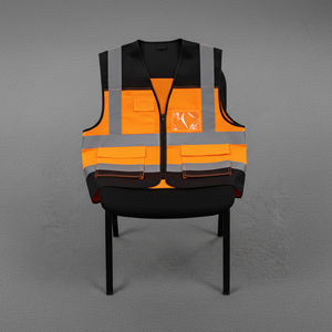 เสื้อกั๊กนิรภัยสำหรับงานอุตสาหกรรม ดีไซน์ล่าสุด มองเห็นได้ชัดเจนในฤดูหนาว มาตรฐาน ANSI Class 1 EN ISO 20471 Class 2 ไฟ LED กันน้ำ - Product Image 5